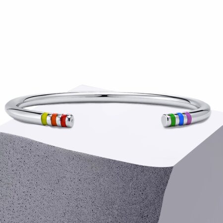Bracelete Rainbow - Coleção LGBTQIA+Aço inox 316L