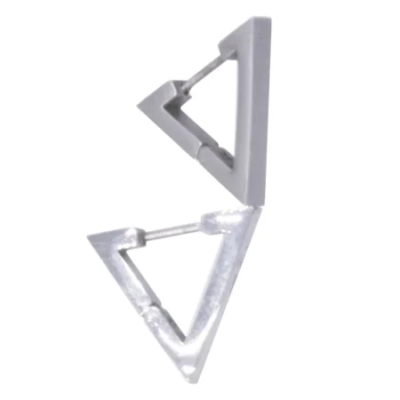 Brinco Argola Triângulo de Aço inoxidável (Unidade)