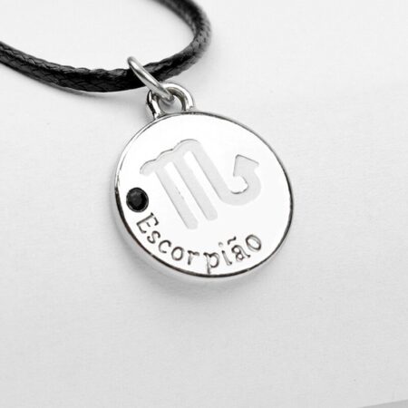 Colar de Signo de Escorpião Ajustável
