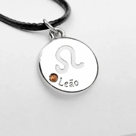 Colar de Signo de Leão Ajustável