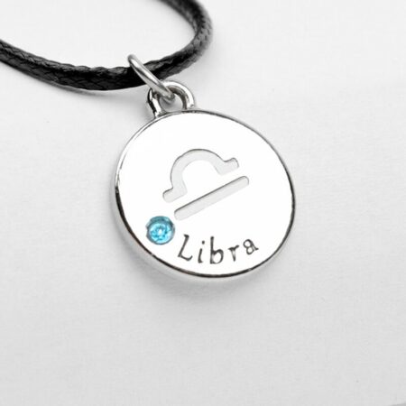 Colar de Signo de Libra Ajustável