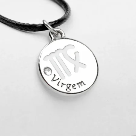Colar de Signo de Virgem Ajustável