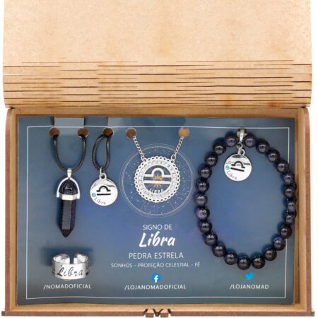 Conjunto de Signo de Libra - Pedra da Estrela