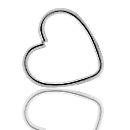 Piercing De Aço Inox Nomad - Argola Coração