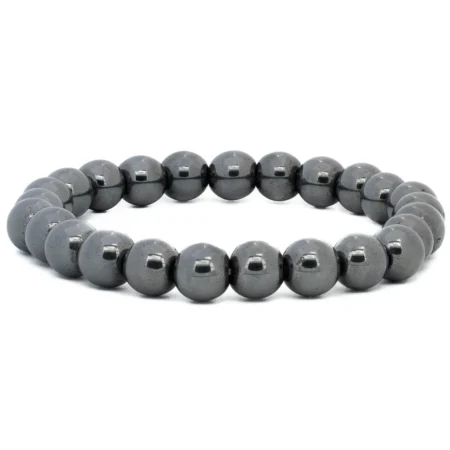Pulseira de Pedra Hematita 8mm