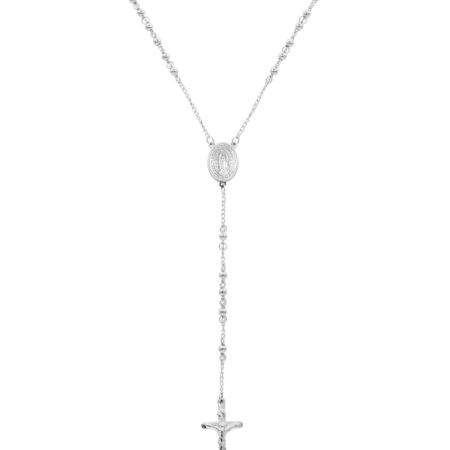 Terço Medalha de Nossa Senhora de Guadalupe de Aço Inoxidável