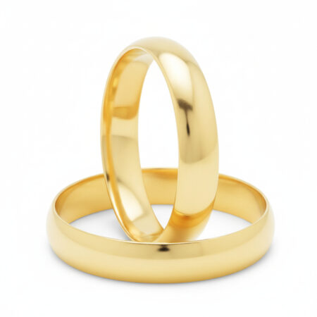 Aliança Ouro Eterno Duo 4mm