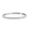 Bracelete Aço Crystal Line