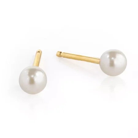 BRINCO BANHADO A OURO 18K PÉROLA