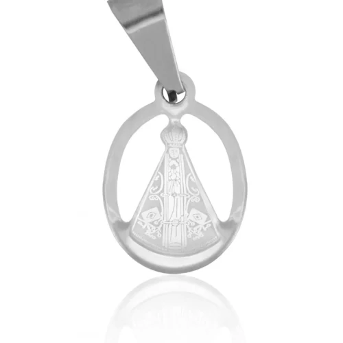 Pingente Steel Luz da Padroeira