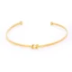 Bracelete Steel Golden Knot