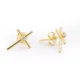 Brinco Dourado Cross Shine