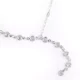 Colar Steel Crystal Orbit Lariat