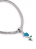 Pulseira Berloqueira Aço Blue Rose