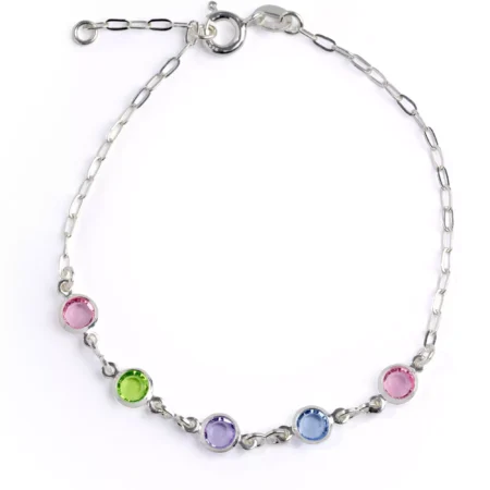 Pulseira Prata Rainbow Joy
