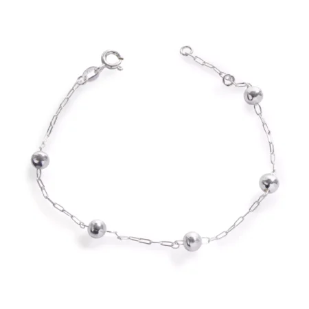 Pulseira Prata Sphere Chic