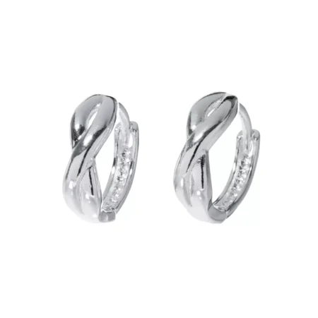 Brinco Argola Twist Prata Urbano
