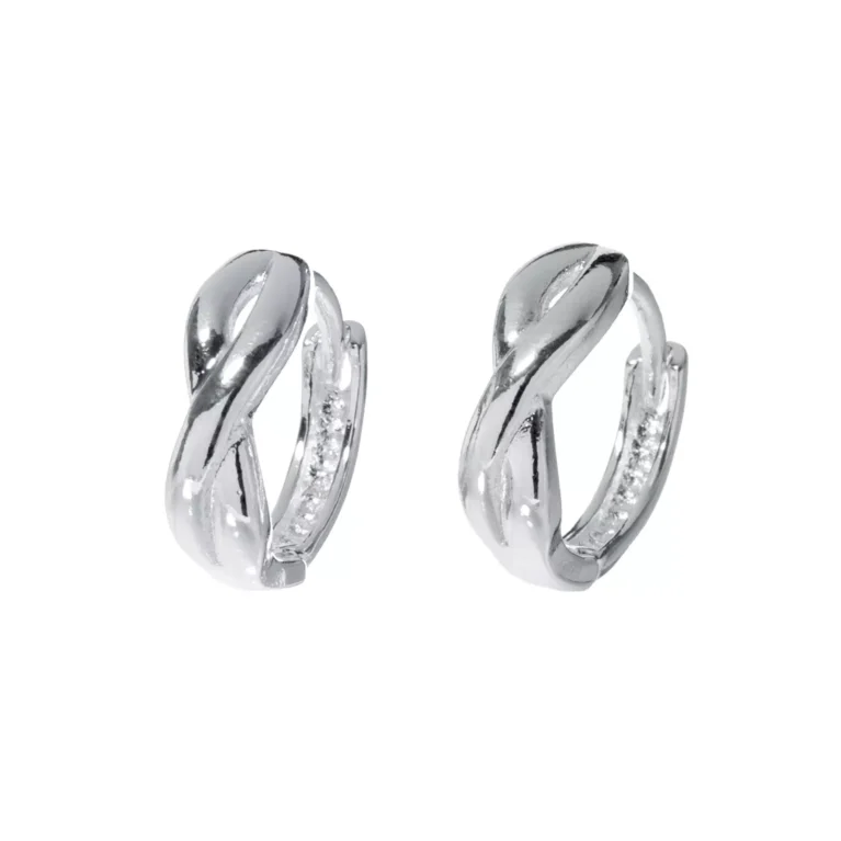 Brinco Argola Twist Prata Urbano