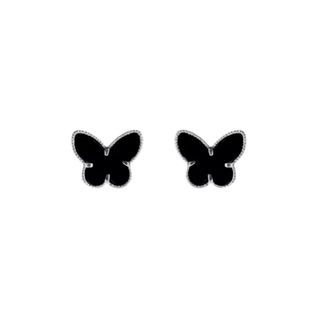 Brinco Stud Butterfly Prata Urbano