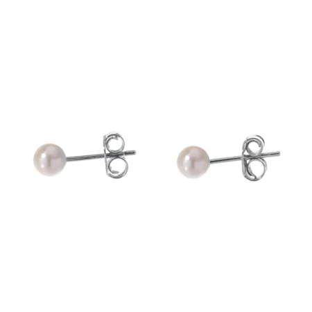 Brinco Stud Pérola Prata Urbano