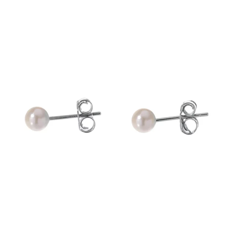 Brinco Stud Pérola Prata Urbano