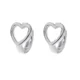 Brinco Argola Heart Prata Urbano