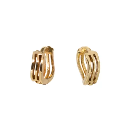 Brinco Argola Ondas Douradas Urban