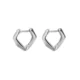 Brinco Argola Pentagonal Prata Urbano