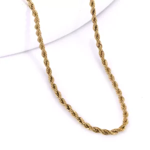Colar Baiano Twist Steel