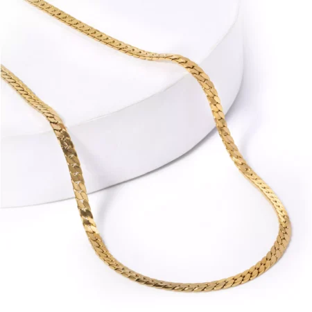 Colar Milano Flat Steel